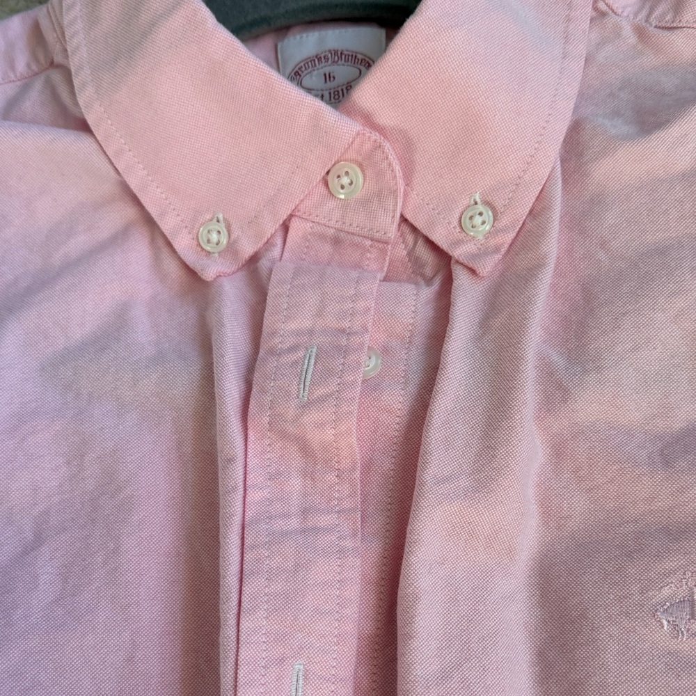 Brooks Brothers Light Pink Casual Button Down Shirt - Picture 7 of 10